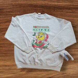 Vintage Tweety Bird Christmas Sweater